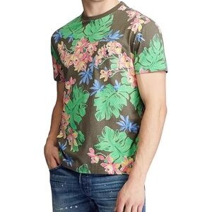 Polo Ralph Lauren Classic Fit Floral Tropical T-Shirt Short Sleeve Pocket size L